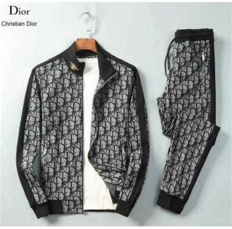 white dior tracksuit.